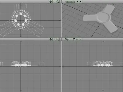 Fidget Spinner - Type 3 3D model