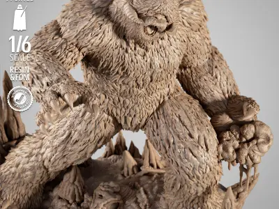 STAR WARS Wampa Sculpture 3D print model