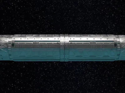 Space Module 001 3D model