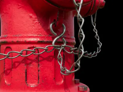 Fire hydrant 3d model Free low-poly 3D model