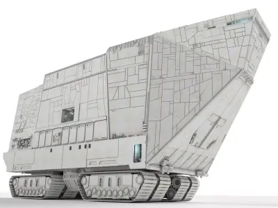 Star Wars A New Hope Sandcrawler 3D print model