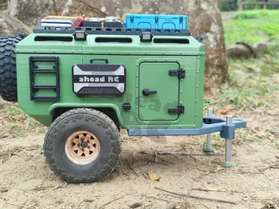 1-10 Offroad Expedition Trailer 3D print model