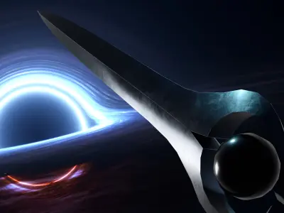 Void Sword - Sci-Fi Fantasy Weapon - Substance Files Included Low-poly 3D model
