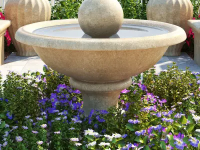 Flower bed 2 3D model