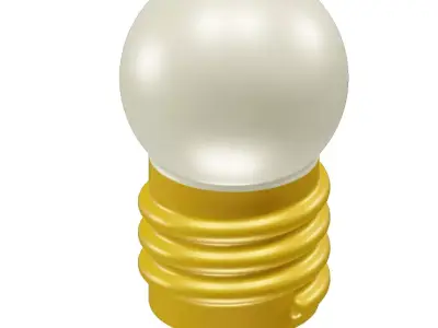 Torch Bulb Toy 3D model