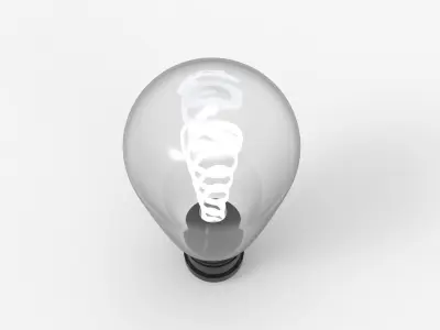 Spiral Bulb 3D print model