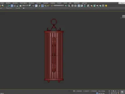 Mark D Sikes Glass No 1 Wall Sconce Low-poly 3D model