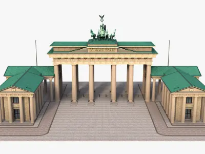 Brandenburg gate 3D model