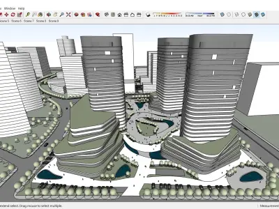 Sketchup Shopping Center H2 3D model