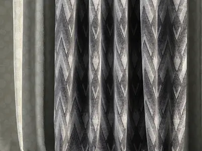 Curtain Set 81 3D model