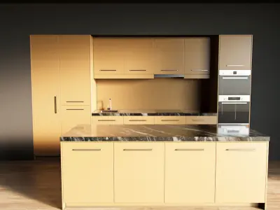 19-Kitchen7 matte 2 3D model
