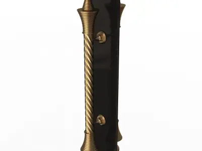 Door Knob 02 Low-poly 3D model