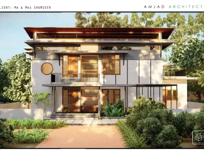 Residence at kerala  3D model