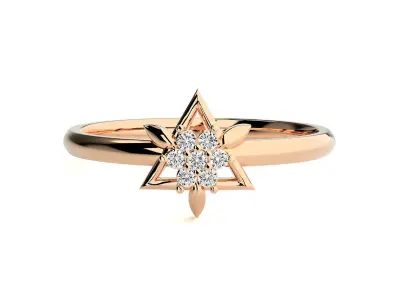 Women ring 3D print model 99