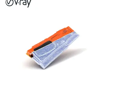 Optimized RAM Stick Sci-fi Model Pack Low-poly 3D model