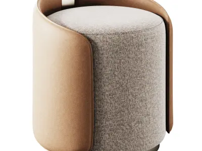 Suite Pouf By Capital Collection 3D model