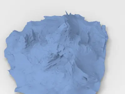 pumapunku Mountain 1 3D model