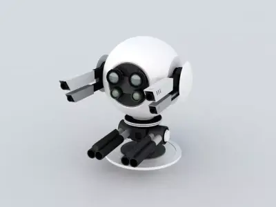 Sci-Fi Weapon A 3D model