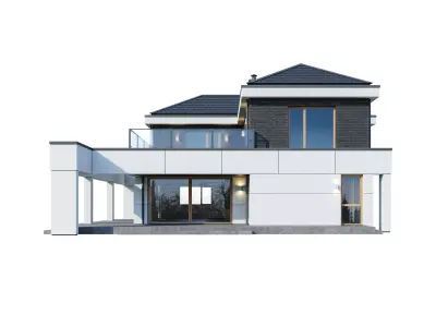 Modern house Czajka 3D model
