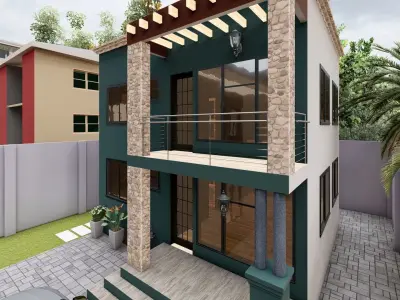 Luxurious Family Apartment 3D model