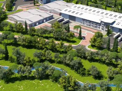 Industrial Park 3D model