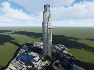 US Bank Tower Los Angeles 3D model