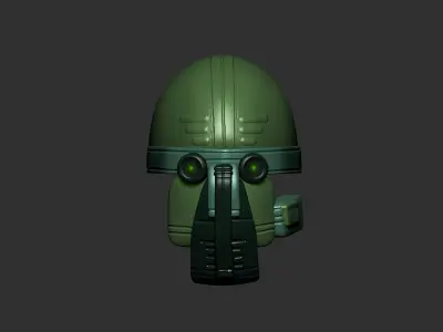 helmet high poly sculpt 3d printable  3D model 89