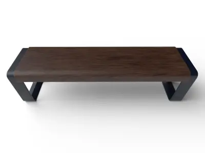 Bench  M12 Low-poly 3D model