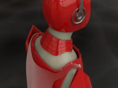 noneface asgaurdien Low-poly 3D model