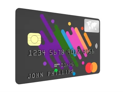 Credit Card 3D model