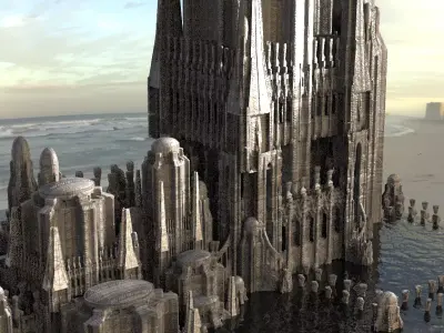 Desert Alien Monoliths 9 3D model