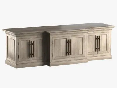 PANEL MEDIA CONSOLE 3D model
