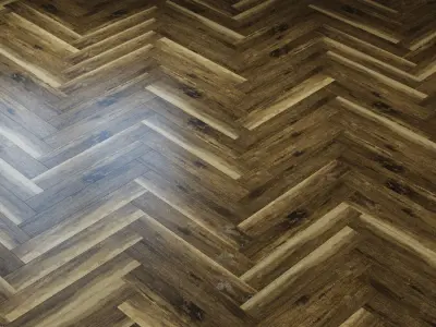 Quartz vinyl tile of Alpine Floor ECO512 Walnut light 3D model