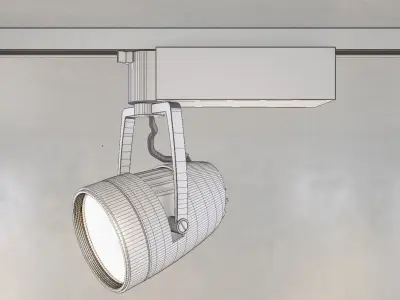 LED SPOT LIGHT - C4D XPresso  3D model