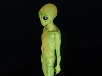 Alien Low-poly 3D model