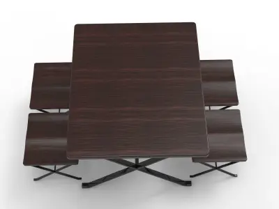 Dining Table  3D model shop