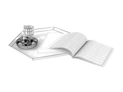 Kaleido Tray Accessories 3D model