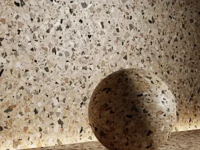 Terrazzo Material 5 Pbr Seamless Texture