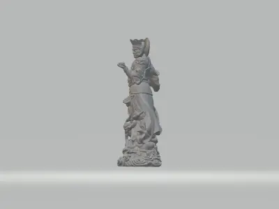 Four Heavenly Kings 3D print model