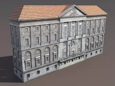 Apartment House 121 3D model