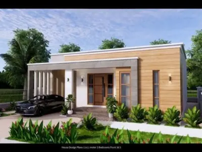 35x40 House Plan for Your Dream Home 3D model