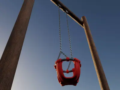  Toddler swing seat 3D model