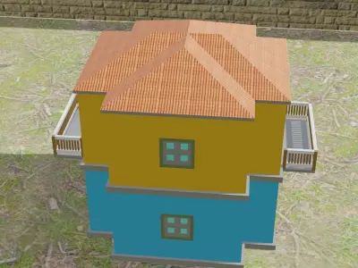 Stylish 3D Building 3D model