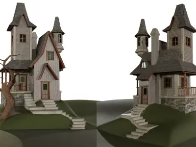 Haunted House 3D model
