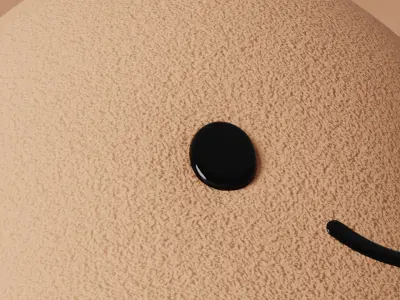 Sponge Character 3D Model Low-poly 3D model