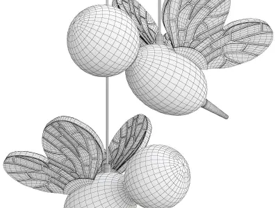 BEE pendant Low-poly 3D model