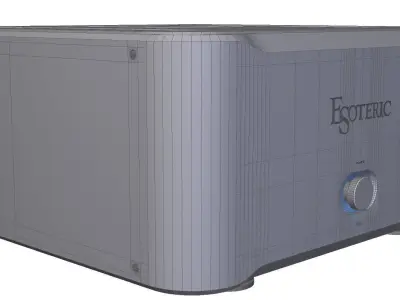 High-end Power Amplifier Esoteric S-02 3D model