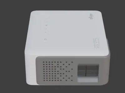 Mini projector akiyo 1080p 3D model