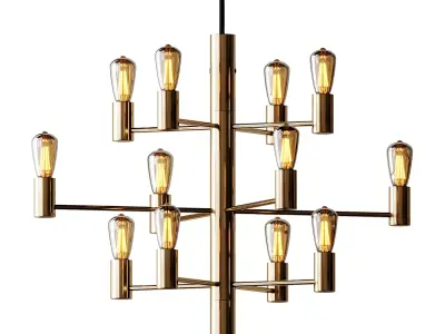 Manola 12 chandelier from Herstal 3D model