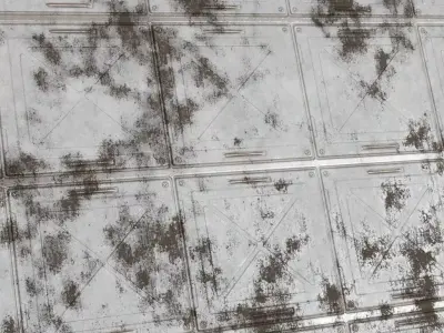 Dirty White Metal Plate PBR Seamless Texture